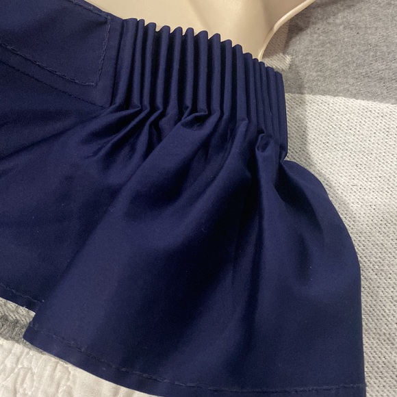 DIANE VON FÜRSTENBERG COTTON NAVY GORGEOUS TOP - Picture 4 of 13